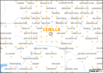 map of Ceibilla