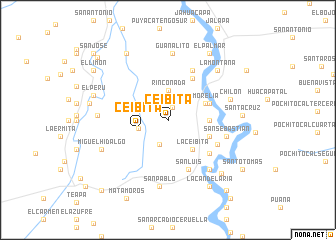 map of Ceibita