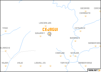 map of Cejagui