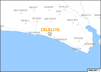 map of Celâliye