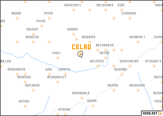 map of Celao