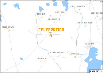 map of Celebration