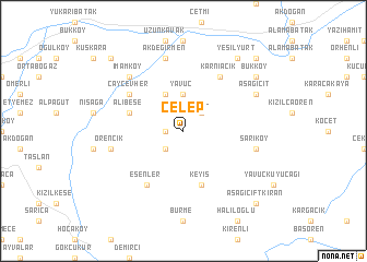 map of Celep