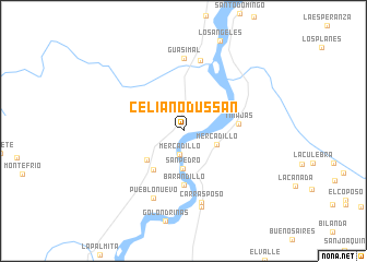 map of Celiano Dussán