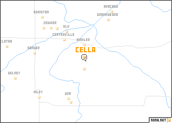 map of Cella