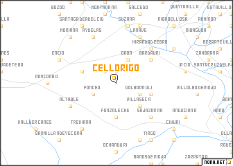 map of Cellorigo