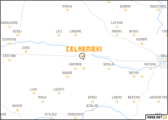 map of Celmenieki