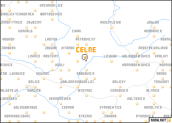 map of Celné