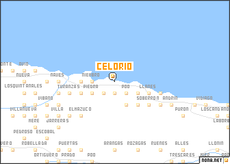 map of Celorio