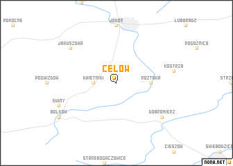 map of Celów