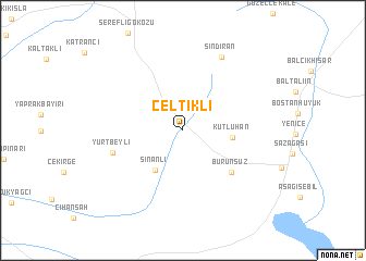 map of Çeltikli