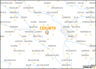 map of Cemjata