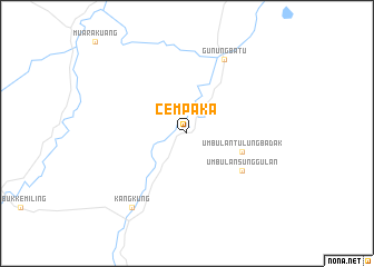 map of Cempaka