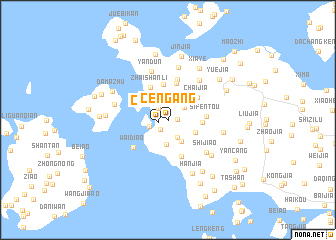 map of Cengang