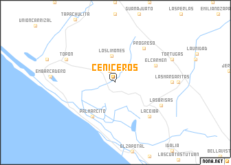 map of Ceniceros