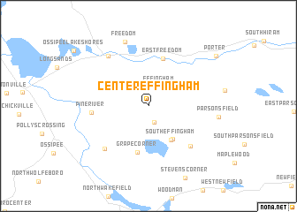 map of Center Effingham