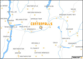 map of Center Falls