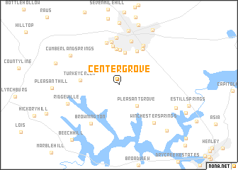map of Center Grove