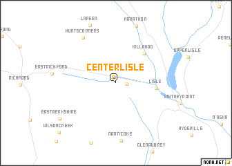 map of Center Lisle