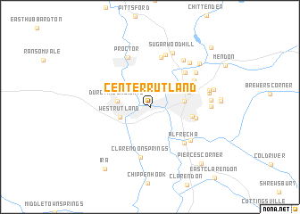 map of Center Rutland