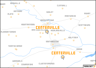 map of Centerville