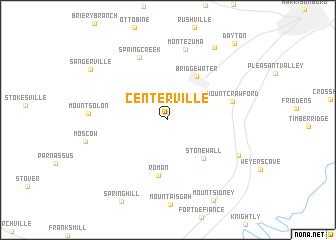 map of Centerville