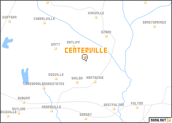 map of Centerville