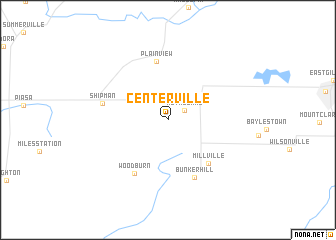 map of Centerville