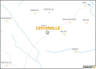 map of Centerville