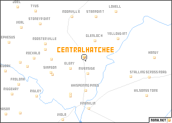 map of Centralhatchee