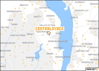 map of Central Nyack