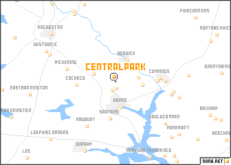 map of Central Park