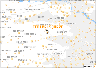 map of Central Square