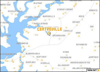 map of Centreville