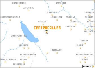 map of Centro Calles