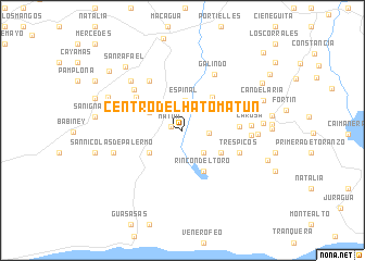 map of Centro del Hato Matún