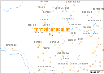 map of Centro dos Paulos