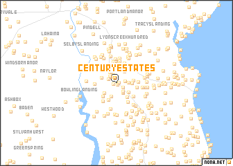 map of Century Estates