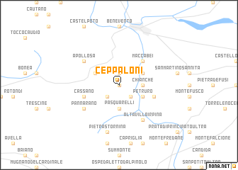 map of Ceppaloni