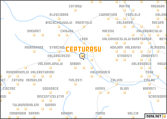 map of Cepturaşu