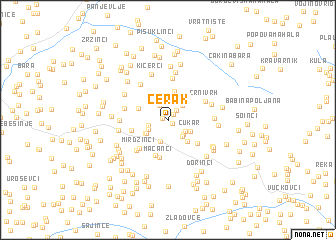 map of Cerak