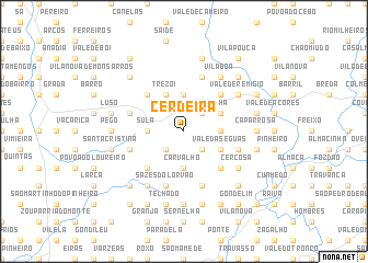 map of Cerdeira