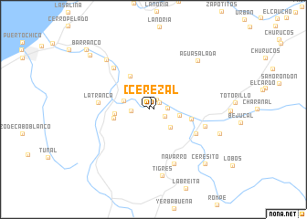 map of Cerezal