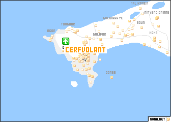 map of Cerf-Volant