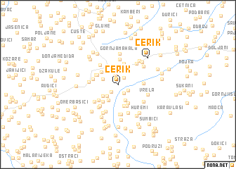 map of Cerik