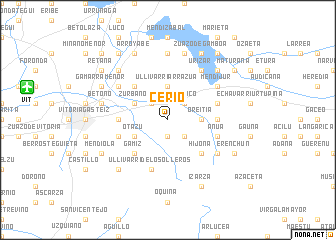 map of Cerio