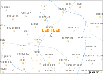 map of Ceritler