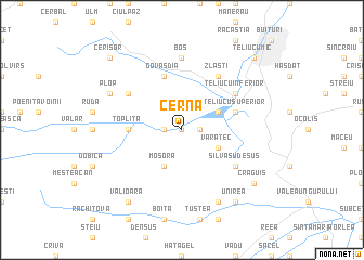 map of Cerna