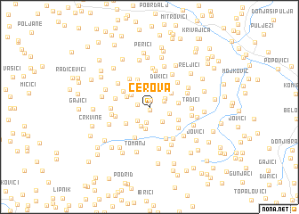map of Cerova