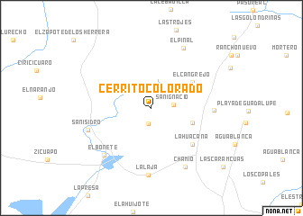 map of Cerrito Colorado